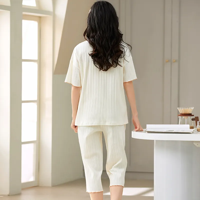 MADALLO Pajama Set Women's White-1