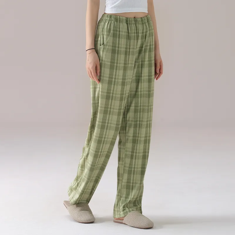 MADALLO Pajama Pants Women's Green-2