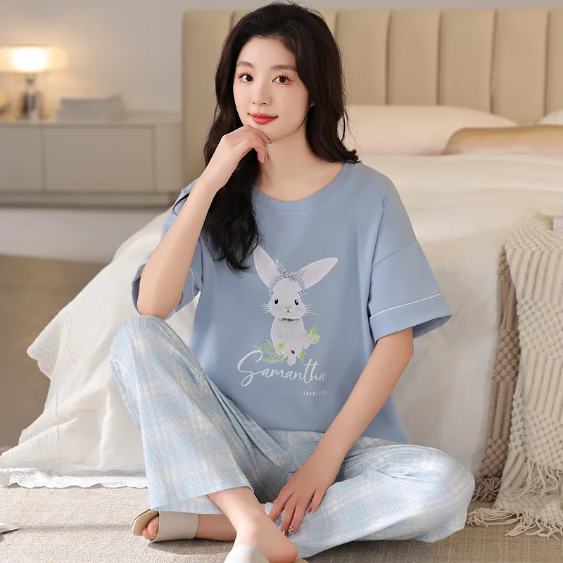 MADALLO Pajama Set Women's Sky Blue-5