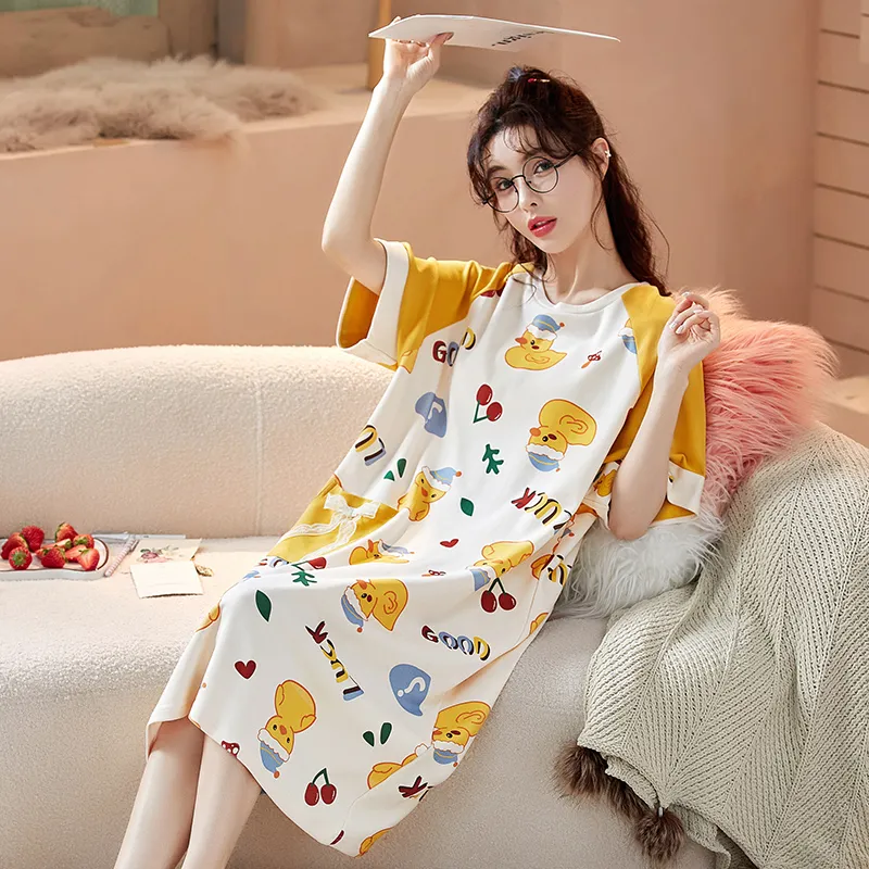 MADALLO Nightgown Women's Sunflower-1