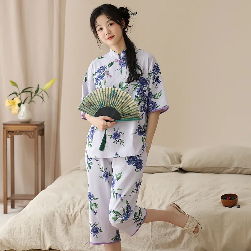 MADALLO Pajama Set Women's Light Purple-1