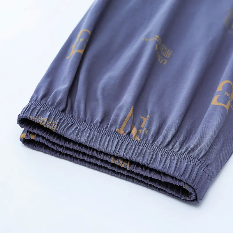 MADALLO Pajama Pants Men's Royal Blue-2