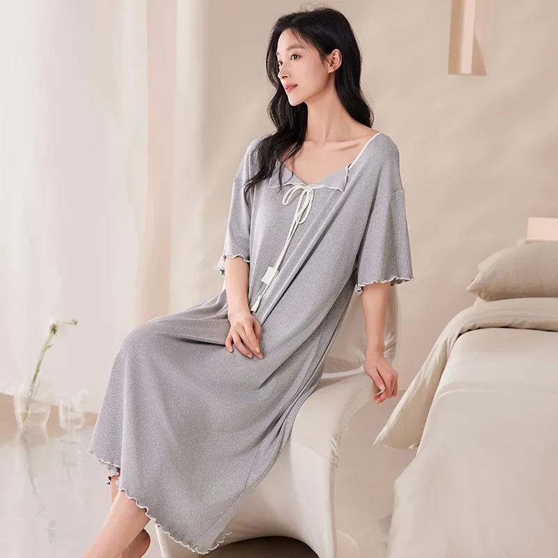 MADALLO Women's Nightgowns-3