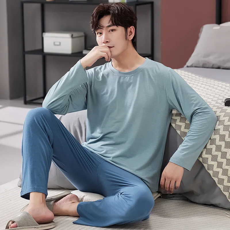 MADALLO Pajama Set Men's Pea Green-5