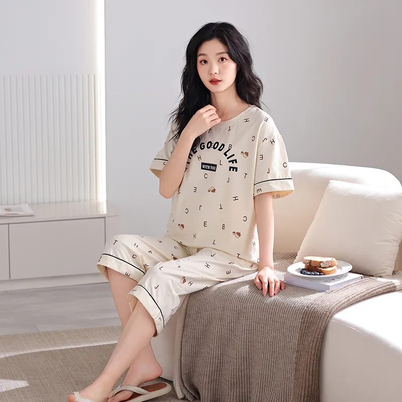 MADALLO Pajama Set Women's Apricot-2