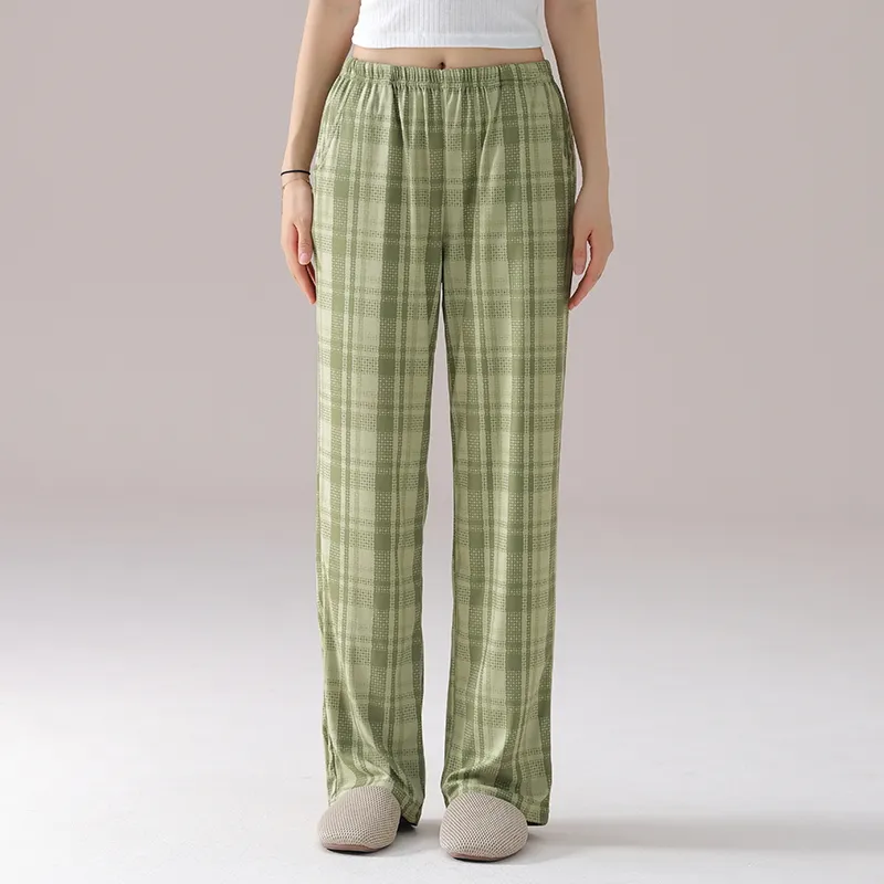 MADALLO Pajama Pants Women's Green-5