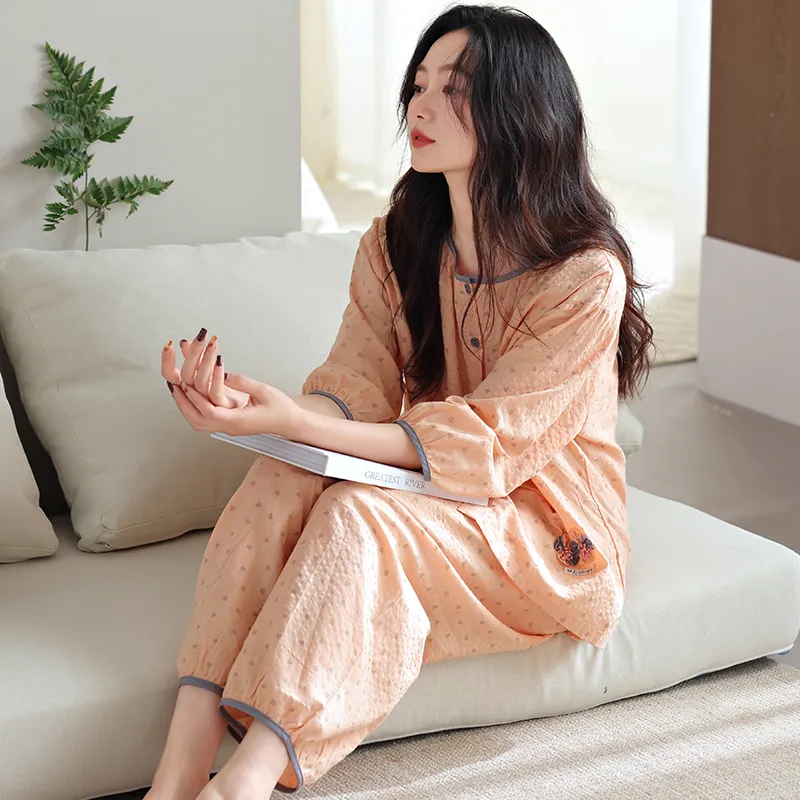 MADALLO Pajama Set Women's Coral-3