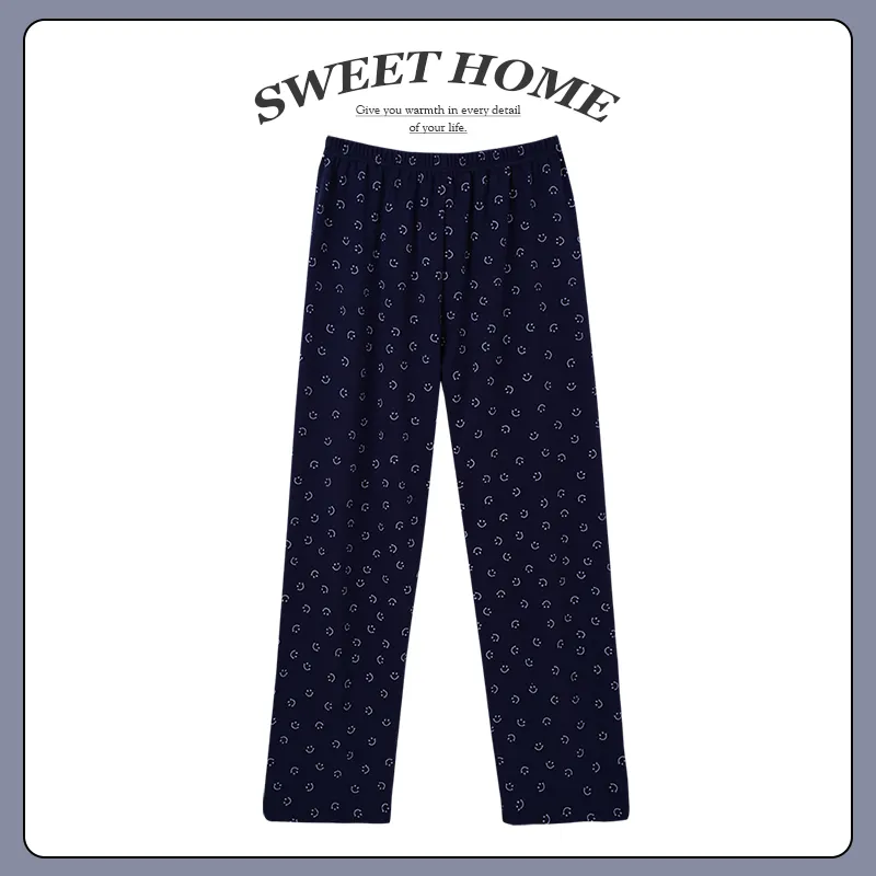 MADALLO Pajama Pants Women's Navy Blue-1