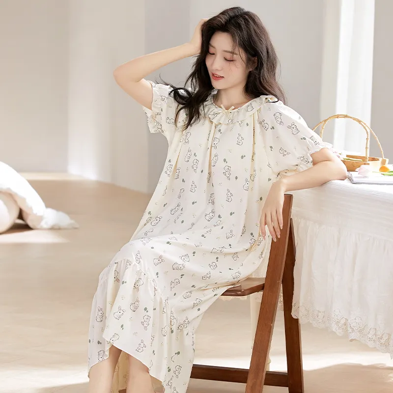 MADALLO Nightgown Women's White-4