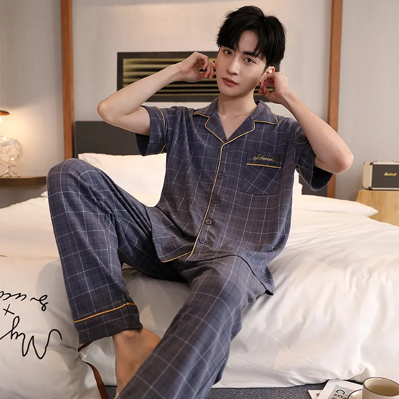 MADALLO Pajama Set Men's Dusty Blue-3