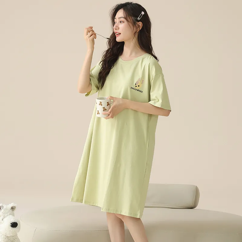 MADALLO Nightgown Women's Light Green-6