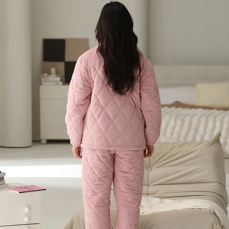 MADALLO Pajama Set Women's Peach-1