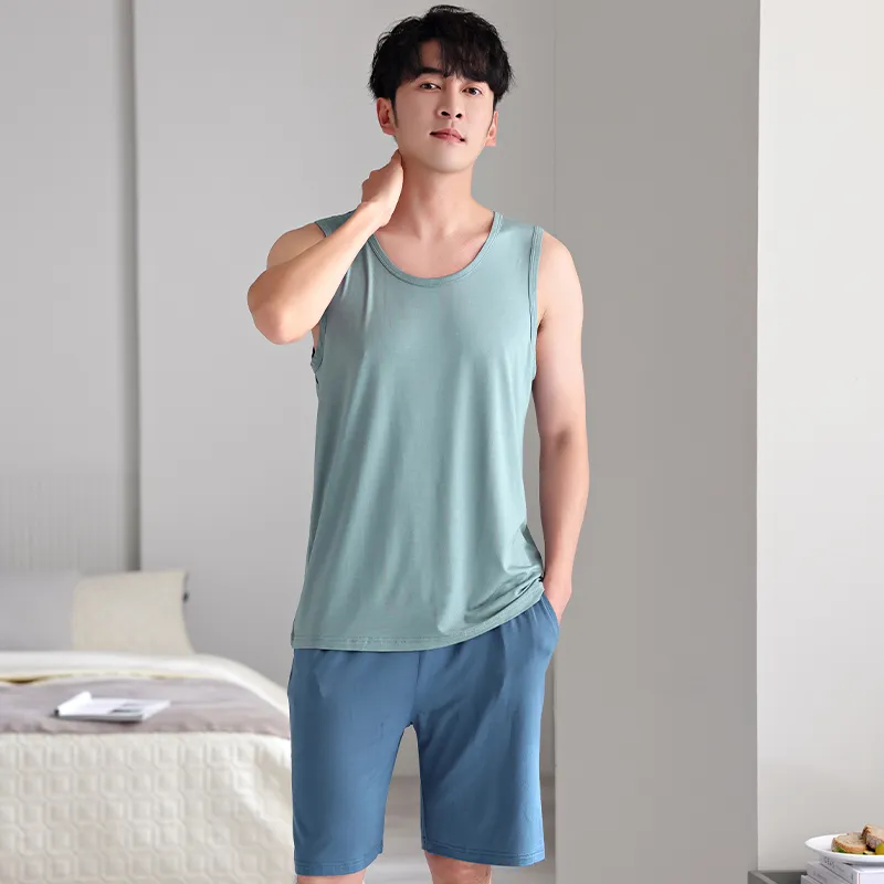 MADALLO Pajama Set Men's Uniform Blue-5