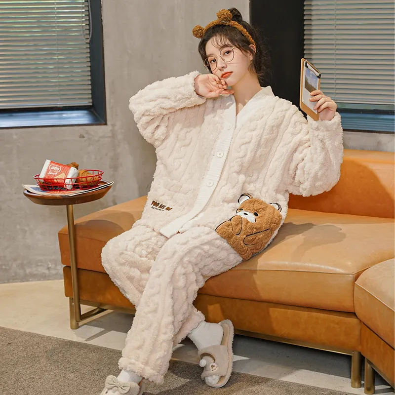 MADALLO Pajama Set Women's White-3