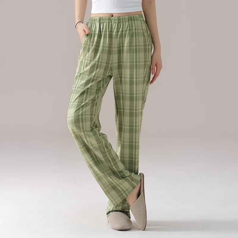 MADALLO Pajama Pants Women's Green-4