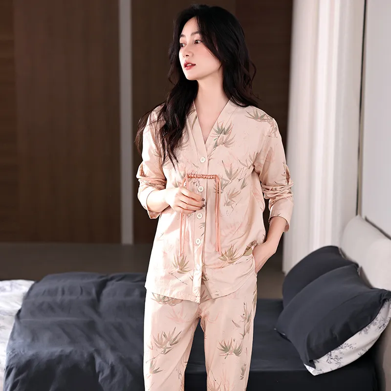 MADALLO Pajama Set Women's Skin-5