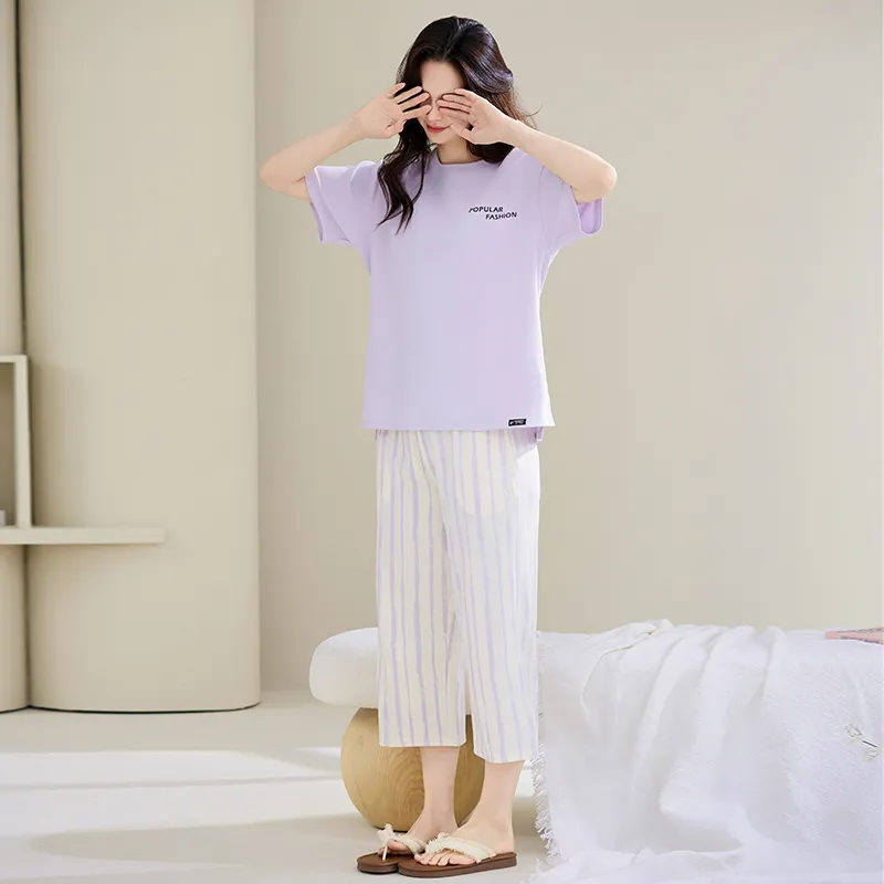 MADALLO Pajama Set Women's Violet-6
