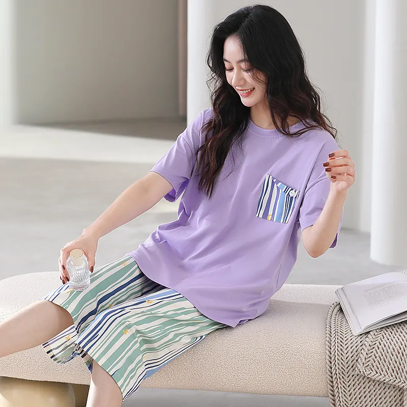 MADALLO Pajama Set Women's Violet-6