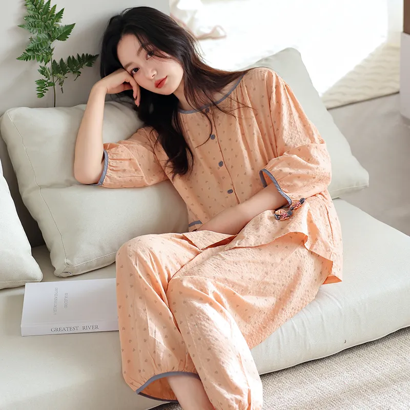 MADALLO Pajama Set Women's Coral-1