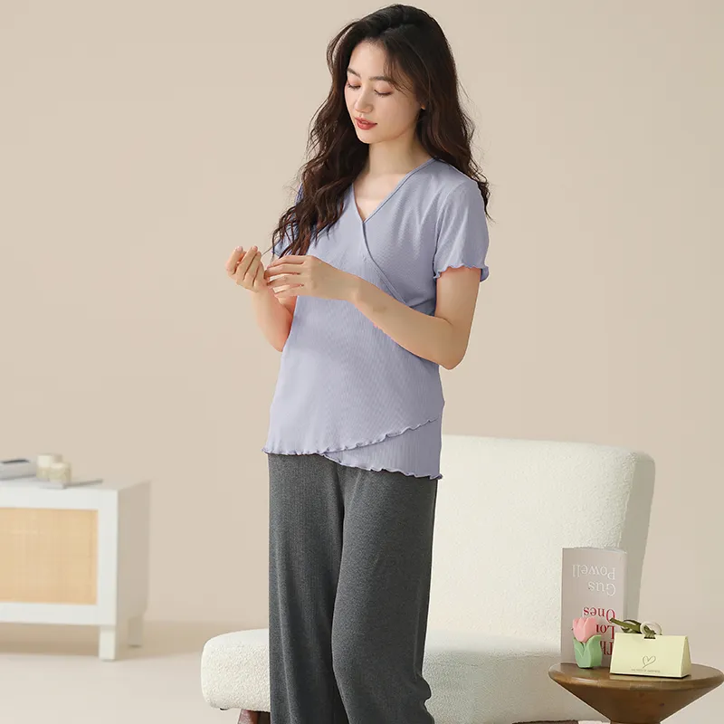 MADALLO Pajama Set Women's Sky Blue-6