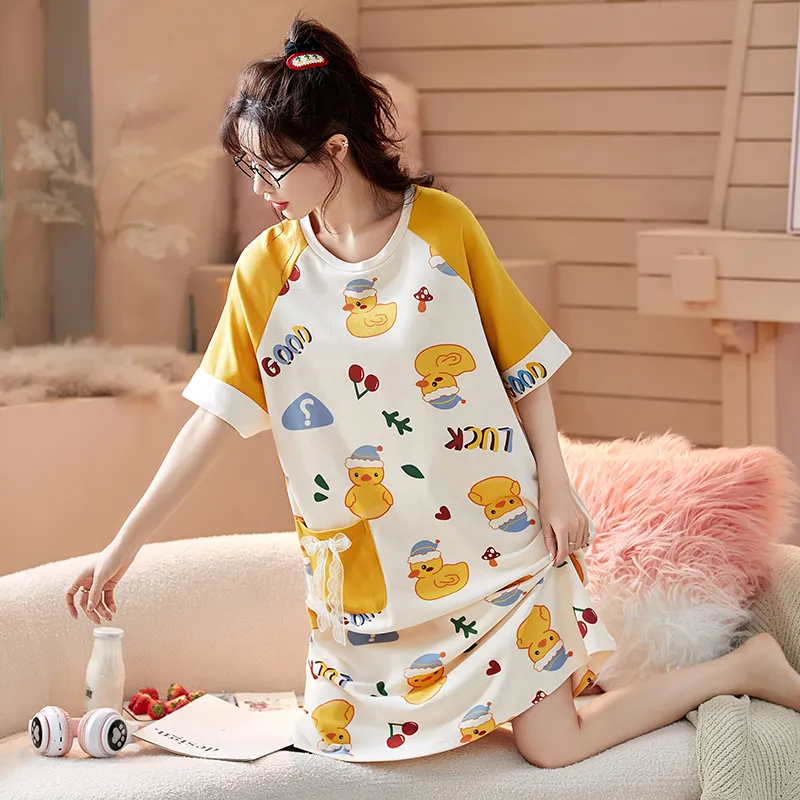 MADALLO Nightgown Women's Sunflower-2