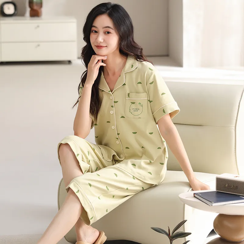MADALLO Pajama Set Women's Light Green-1