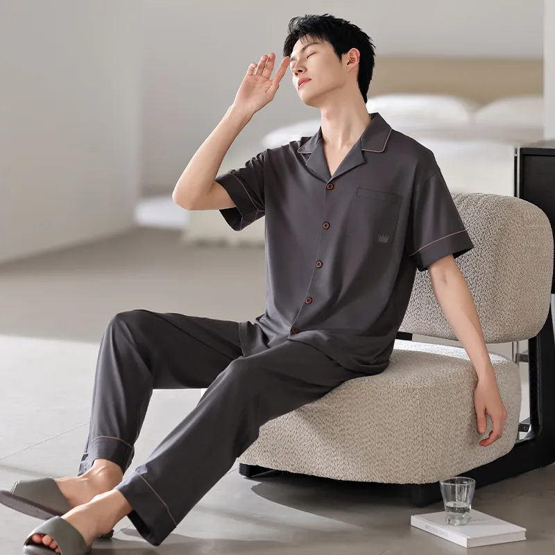 MADALLO Men Pajama Sets-4