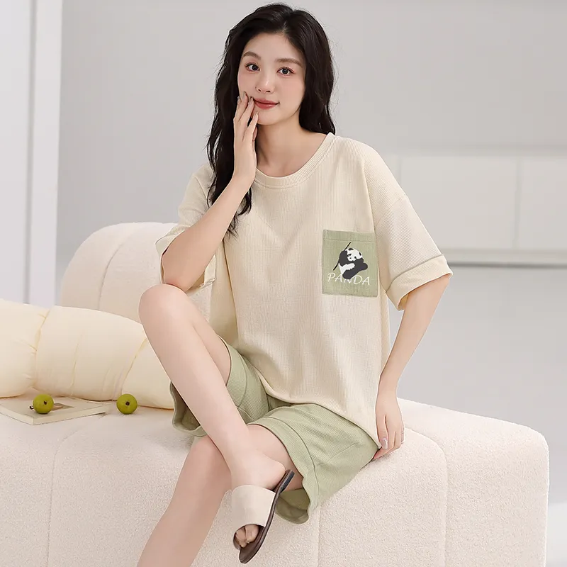 MADALLO Pajama Set Women's Apricot-3