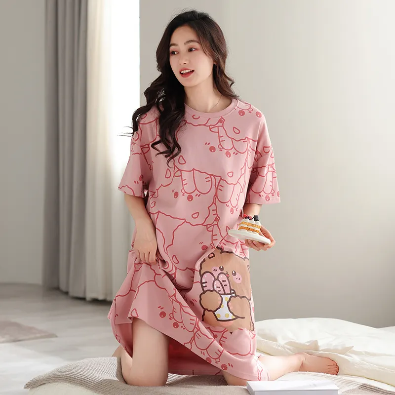 MADALLO Women's Nightgowns-4