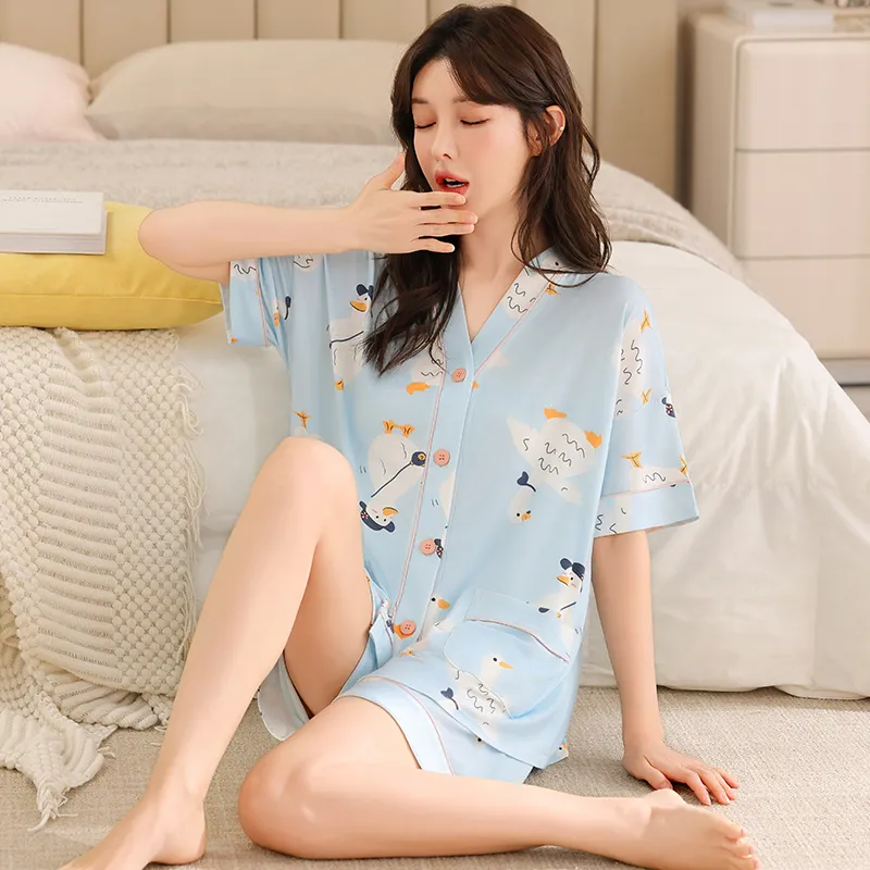 MADALLO Pajama Set Women's Sky Blue-6