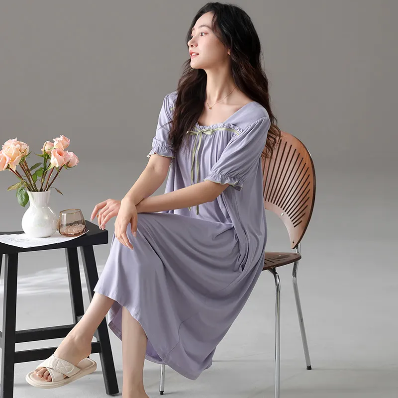 MADALLO Women's Nightgowns-4