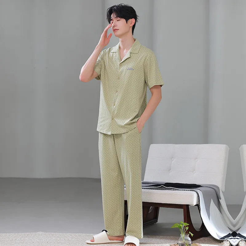 MADALLO Pajama Set Men's Matcha-1