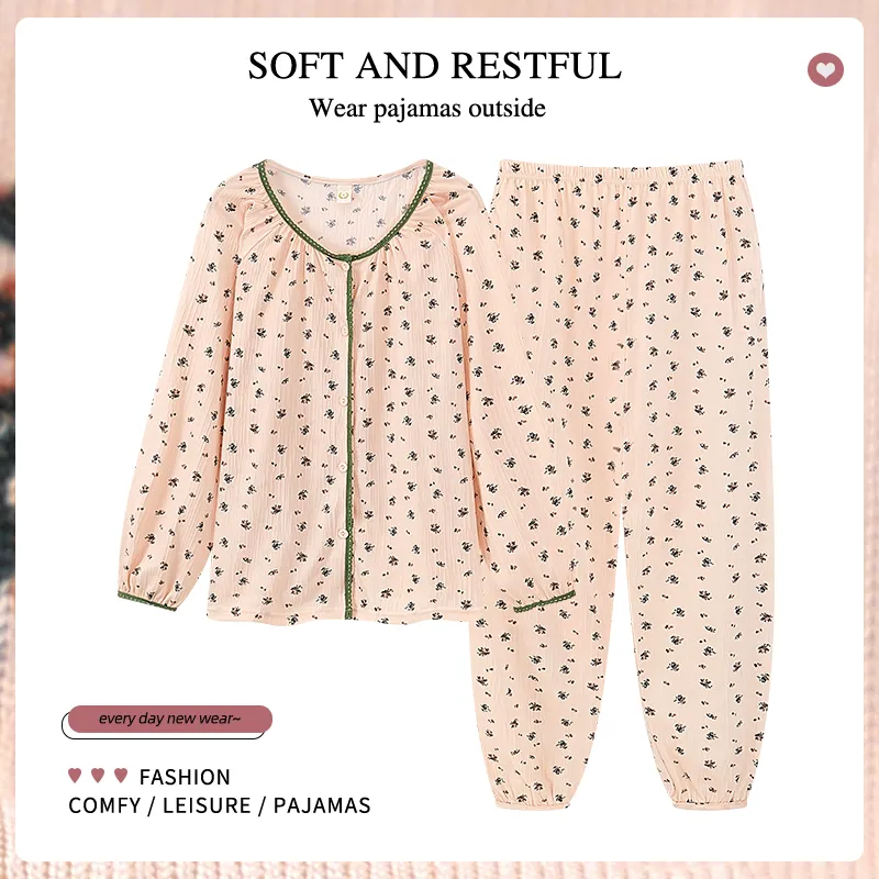 MADALLO Pajama Set Women's Light Shrimp Pink-1