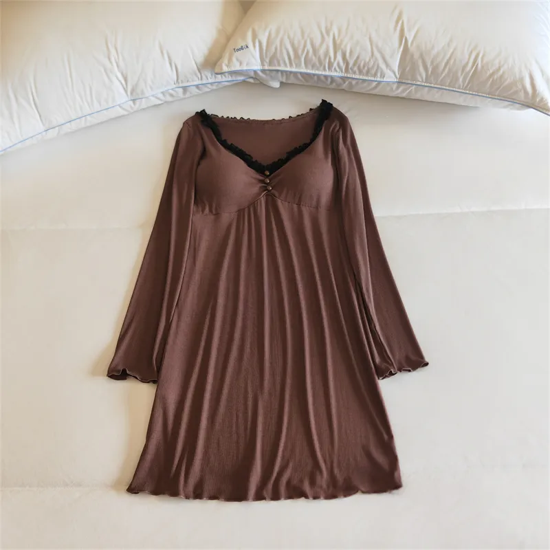 MADALLO Women's Nightgowns-15