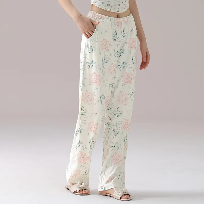 MADALLO Pajama Pants Women's White-3
