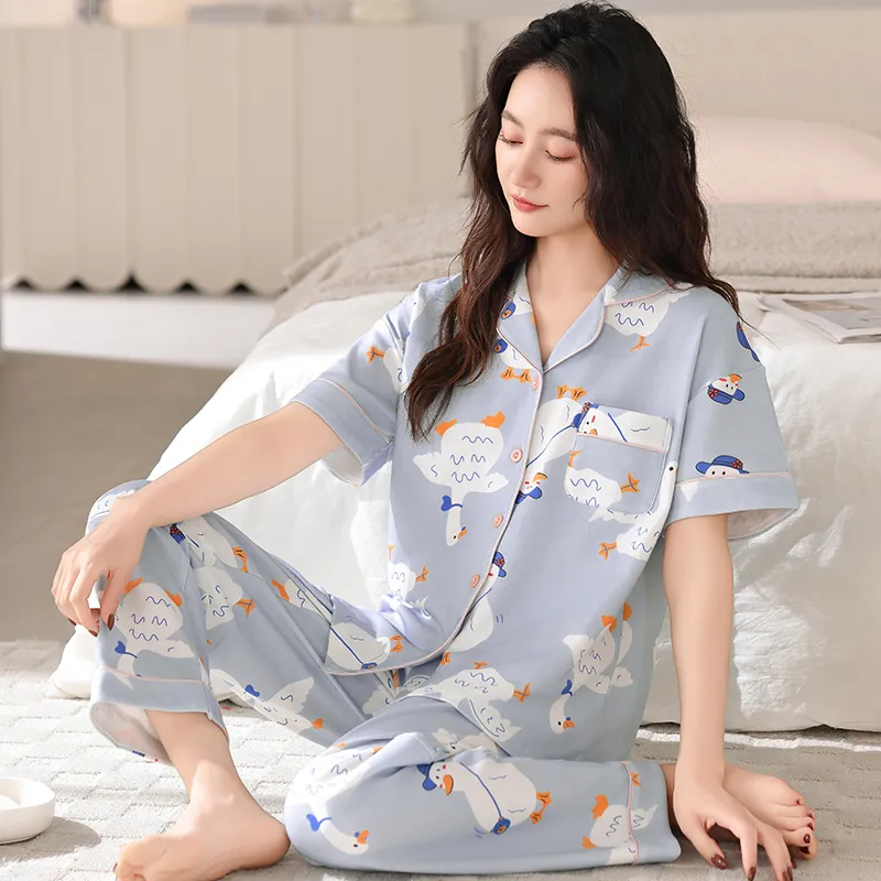 MADALLO Pajama Set Women's Sky Blue-3