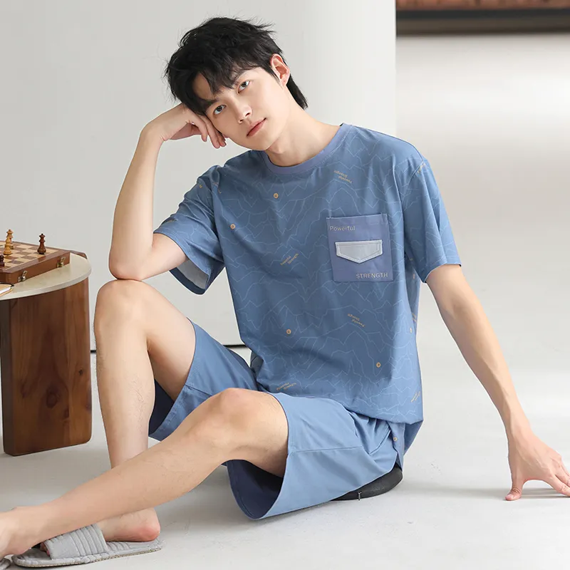 MADALLO Pajama Set Men's Dodger Blue-2