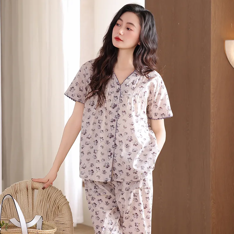MADALLO Pajama Set Women's Light Purple-3