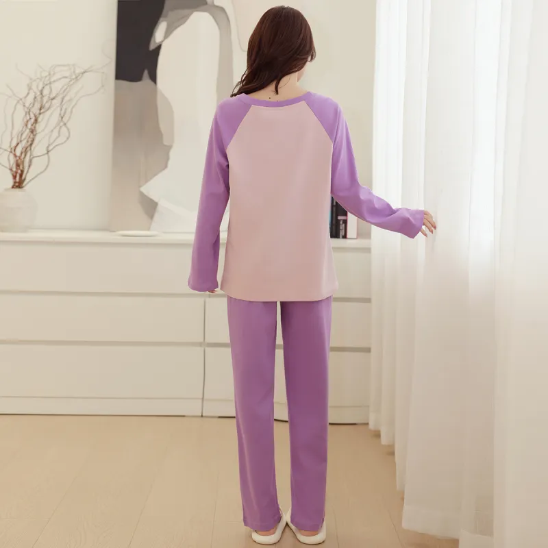 MADALLO Pajama Set Women's Dark Violet-3