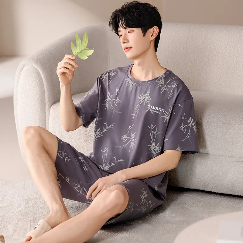 MADALLO Pajama Set Men's Dusty Blue-3