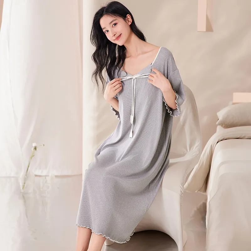MADALLO Women's Nightgowns-4