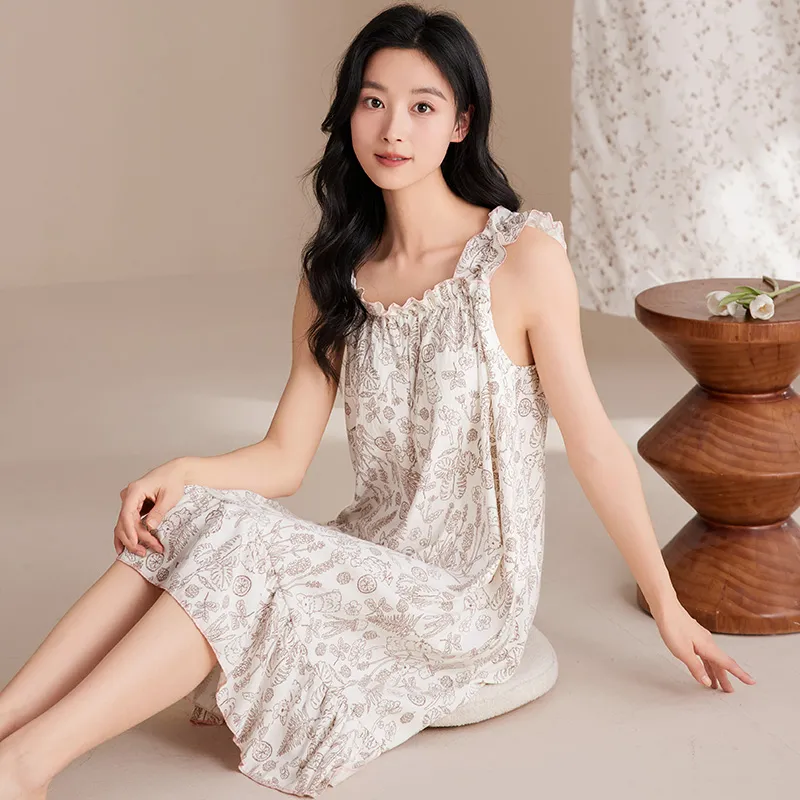 MADALLO Women's Nightgowns-5