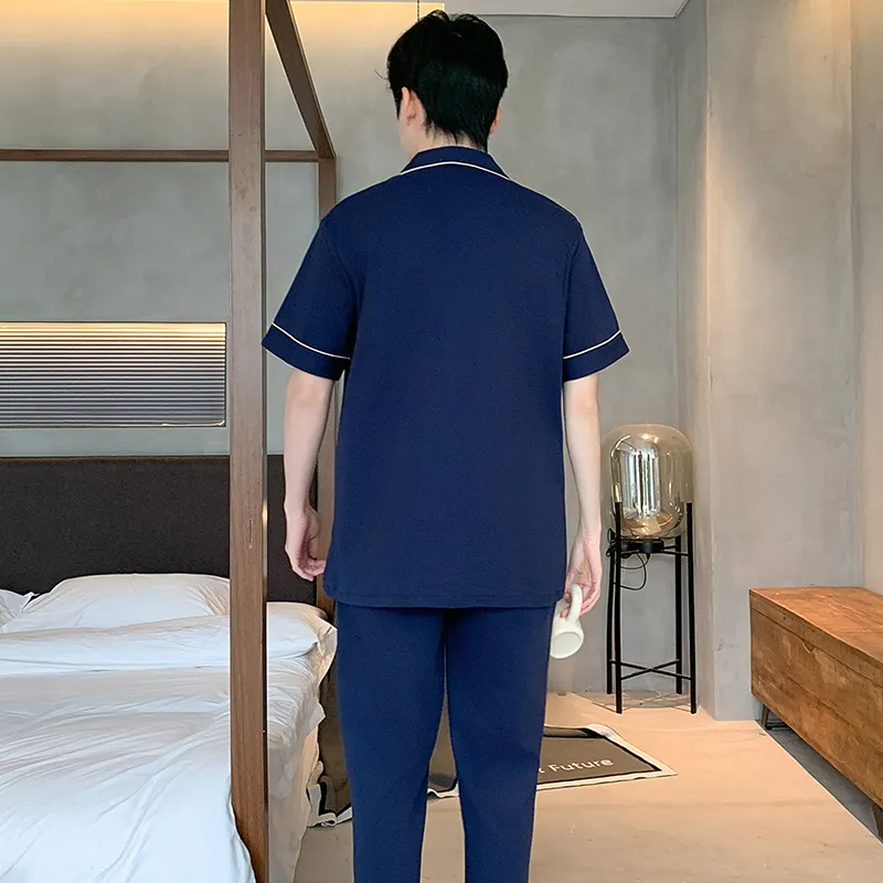 MADALLO Pajama Set Men's Dark Blue-5