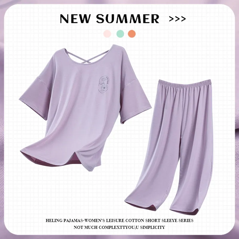 MADALLO Pajama Set Women's Violet-4