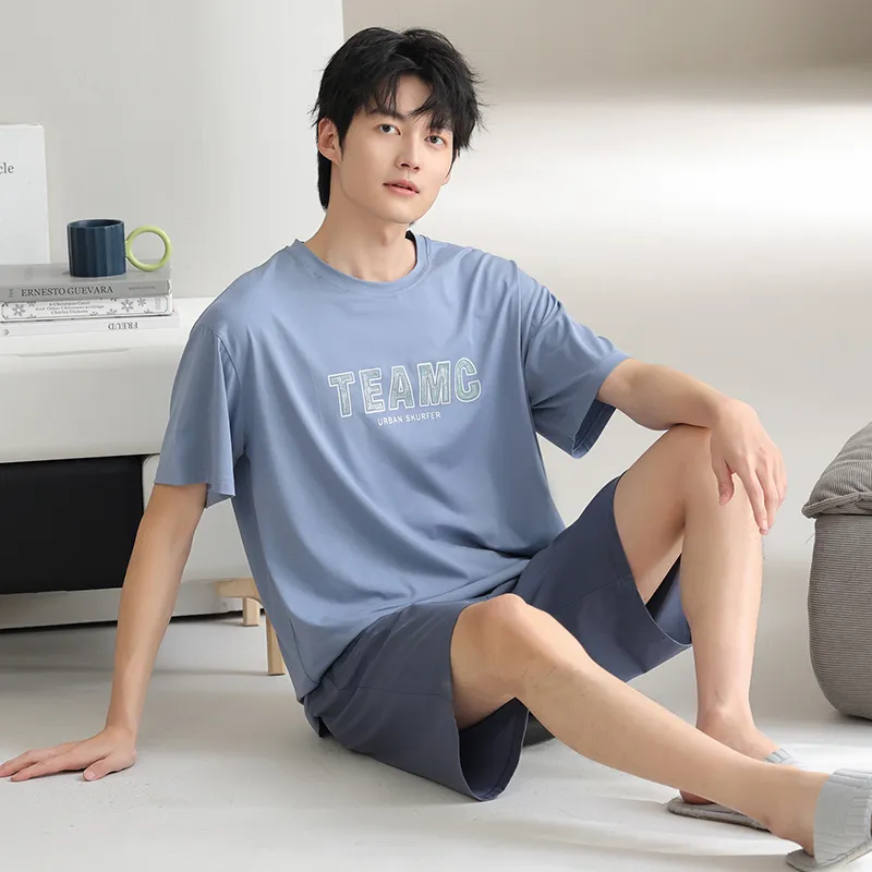 MADALLO Pajama Set Men's Sky Blue-2
