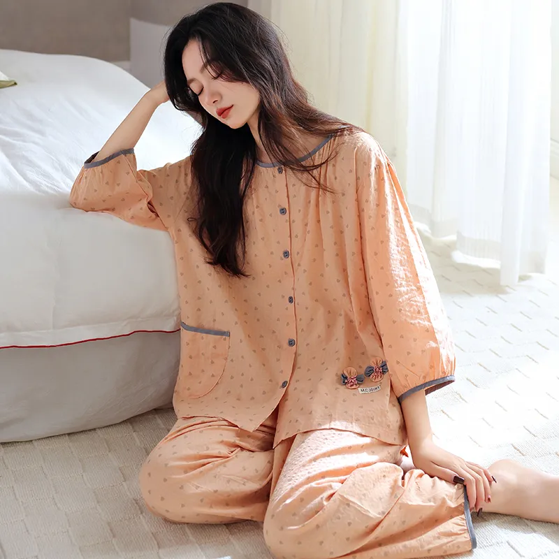 MADALLO Pajama Set Women's Coral-4