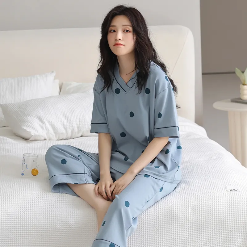 MADALLO Pajama Set Women's Sky Blue-6