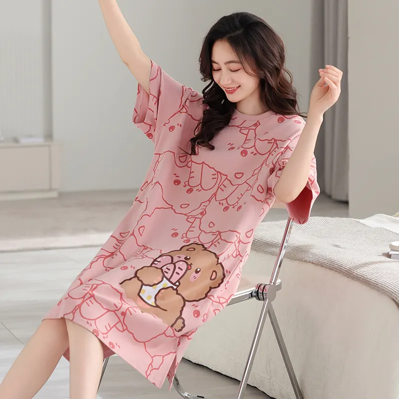 MADALLO Women's Nightgowns-5