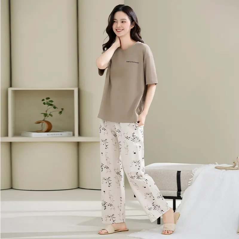 MADALLO Pajama Set Women's Tea Brown-4