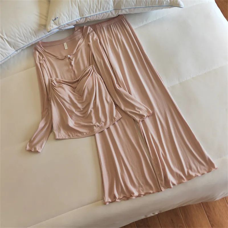 MADALLO Pajama Set Women's Nude Pink-4